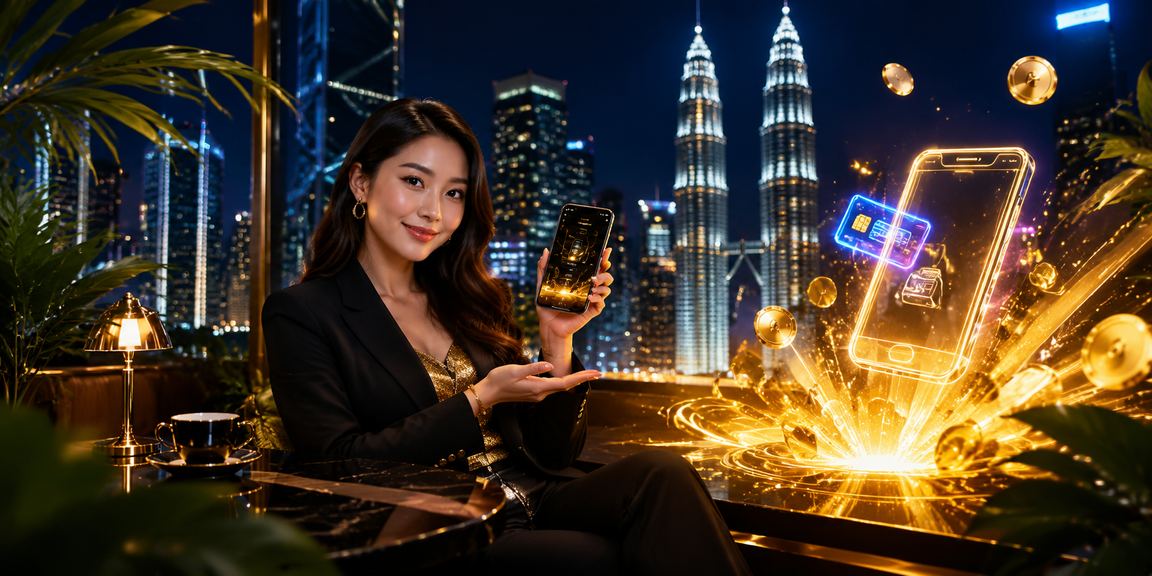 Paparan platform 340 di telefon pintar di Kuala Lumpur